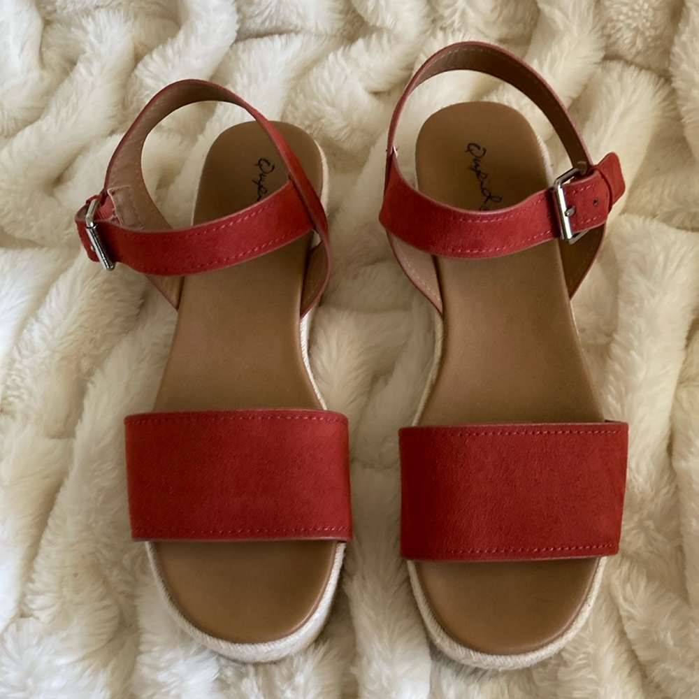 Qupid platform espadrilles size 7.5